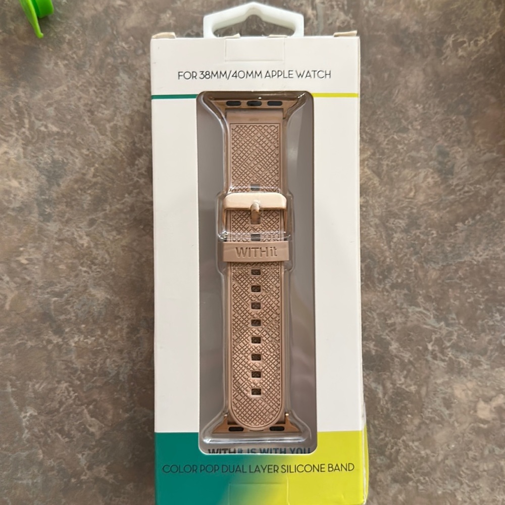 WITHit Pink/White ColorPop Silicone Band for 38/40/41mm
Apple Watch
